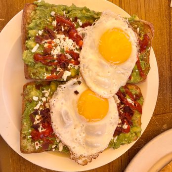 Sunny Day Cafe - Avocado toast with sunny ups - Cafes Near Me - Bel Air, Maryland Sunny Day Cafe - Avocado toast with sunny ups - Cafes Near Me - Bel Air, Maryland