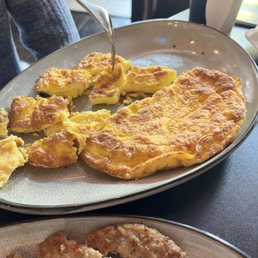 Overcooked eggs. Very dry. Overcooked eggs. Very dry.