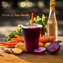 Alpha Dessert Juice Cafe - Wilcrest - Embark on a vibrant journey of wellness with our Red Detox juice at Alpha Dessert Juice Café in Sugar Land!