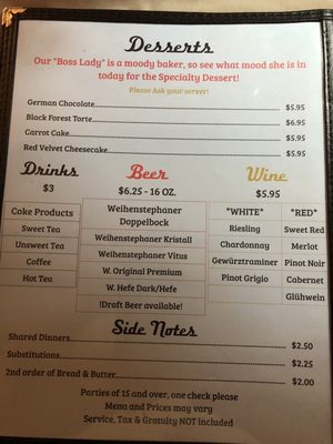 Menu photo 6 German Cafe French Lick, IN Menu photo 6 German Cafe French Lick, IN