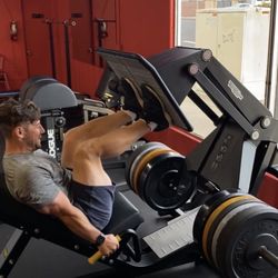 Stronger With Mike Songer - Matt crushing leg press