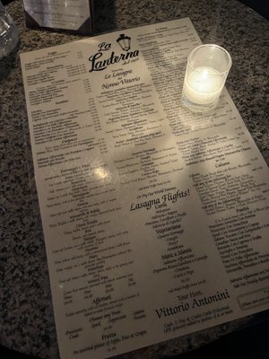 Menu photo 8 La Lanterna Di Vittorio New York, NY Menu photo 8 La Lanterna Di Vittorio New York, NY