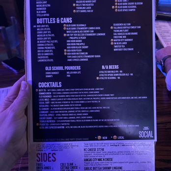 Social Waldo - Drink menu - Sports Bars Near Me - Kansas City, Missouri