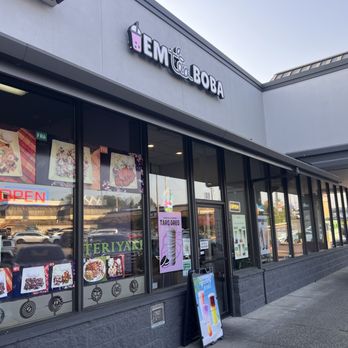 EM Tea Boba - Store front - Bubble Tea Near Me - Milton, Washington EM Tea Boba - Store front - Bubble Tea Near Me - Milton, Washington