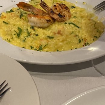 Baldoria - Two shrimp on top of a lot of risssoto - Italian Near Me - Long Beach, New York