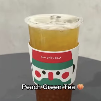 FIFTYLAN Koreatown - Peach Green Tea - Bubble Tea Near Me - New York, New York FIFTYLAN Koreatown - Peach Green Tea - Bubble Tea Near Me - New York, New York