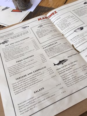 Menu photo 8 Martinez Barcelona, B Menu photo 8 Martinez Barcelona, B