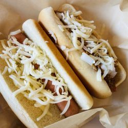 The City Market - Two hot dogs all the way from sub par.