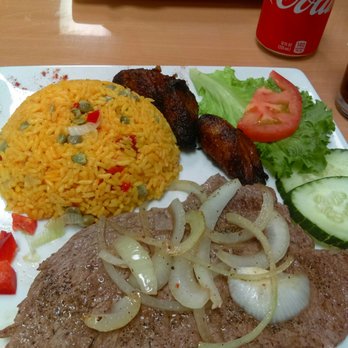 Cuba Bella Cafe - Bistek with perfect plantains. - Cuban Near Me - Carrollton, Texas Cuba Bella Cafe - Bistek with perfect plantains. - Cuban Near Me - Carrollton, Texas