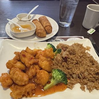 Gourmet Garden - General Gau chicken, pork fried rice, egg rolls. - Chinese Near Me - Canton, Massachusetts Gourmet Garden - General Gau chicken, pork fried rice, egg rolls. - Chinese Near Me - Canton, Massachusetts