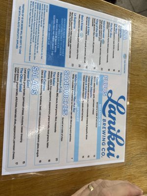 Menu photo 1 Lanikai Brewing Kailua, HI Menu photo 1 Lanikai Brewing Kailua, HI