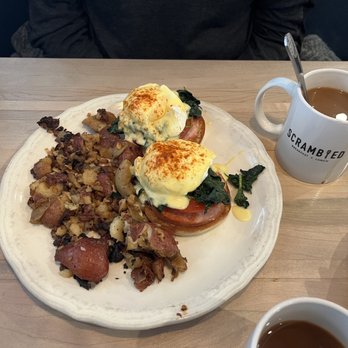 Scrambled - Eggs Benedict - New American Near Me - Deerfield, Illinois Scrambled - Eggs Benedict - New American Near Me - Deerfield, Illinois
