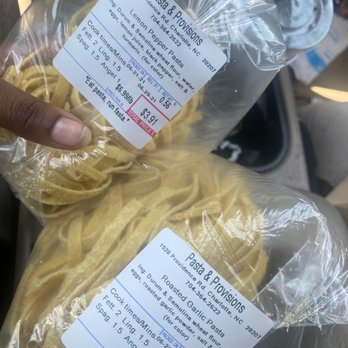 Pasta & Provisions - Roasted garlic pasta lemon pepper pasta - Pasta Shops Near Me - Charlotte, North Carolina