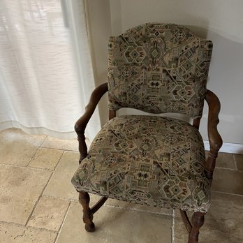 Furniture Clinic - After love the fabric. - Furniture Reupholstery Near Me - La Mesa, California
