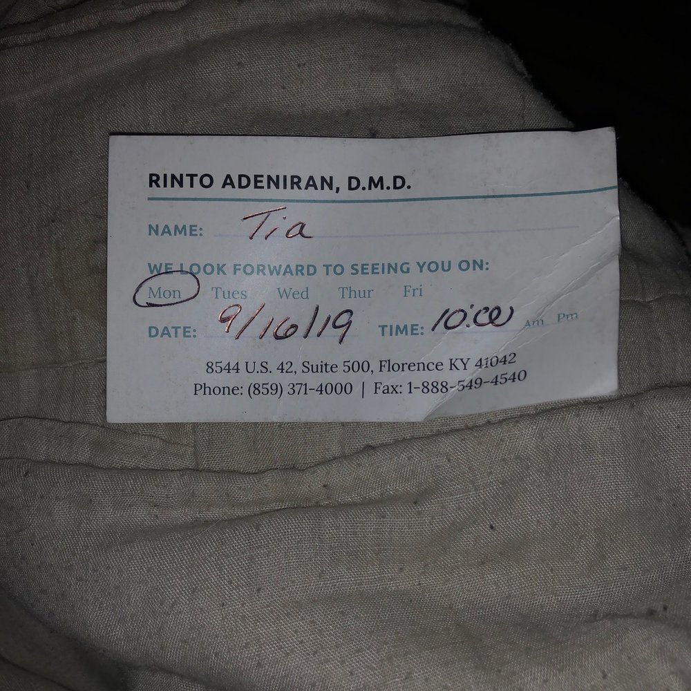 My visit card, proof that I went!! My visit card, proof that I went!!