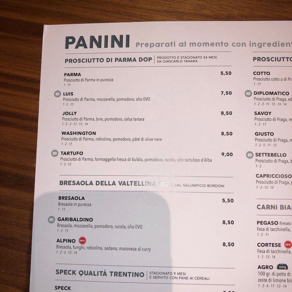 Panino Giusto - Menu - Sandwiches Near Me - Milan, Michigan Panino Giusto - Menu - Sandwiches Near Me - Milan, Michigan
