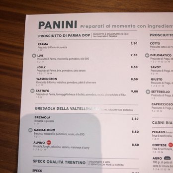 Panino Giusto - Menu - Sandwiches Near Me - Milan, Michigan