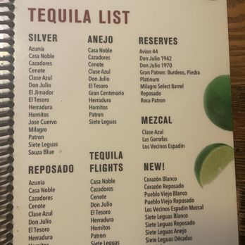 El Tapatio - Nice long list of tequilas - Mexican Near Me - Citrus Heights, California El Tapatio - Nice long list of tequilas - Mexican Near Me - Citrus Heights, California