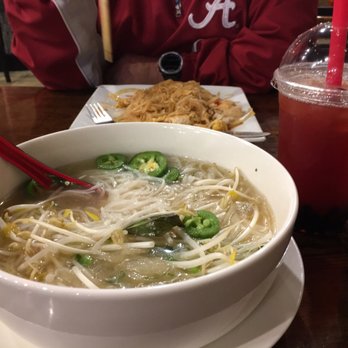 Pho Sizzle - Noodle bowl (no meat), bubble tea across Pad Thai w/ chicken.t - Vietnamese Near Me - Birmingham, Alabama Pho Sizzle - Noodle bowl (no meat), bubble tea across Pad Thai w/ chicken.t - Vietnamese Near Me - Birmingham, Alabama