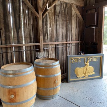 Heitz Cellar - When I arrived, I was first greeted by Garrett with a glass of Chardonnay. - Wineries Near Me - St. Helena, California Heitz Cellar - When I arrived, I was first greeted by Garrett with a glass of Chardonnay. - Wineries Near Me - St. Helena, California