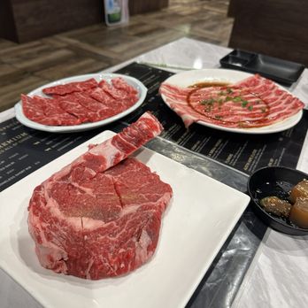 Ribs & Co - Check out that tomahawk steak!!! - Korean Near Me - La Mirada, California