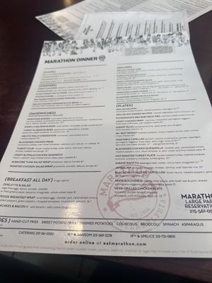 Menu photo 1 Marathon Philadelphia, PA