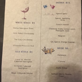 Dock 3366 - Drink Menu on 11-29-22 - Seafood Near Me - Queens, New York