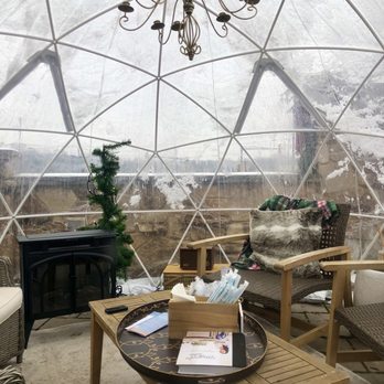 Healing Grounds Cafe & Juicery - Igloo outside - Cafes Near Me - Salem, Wisconsin