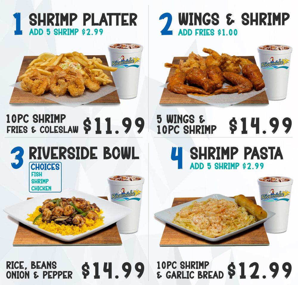 Food from Riverside Seafood & Chicken