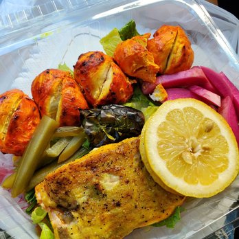 Mediterranean Grill - Chicken and salmon - Mediterranean Near Me - Pasadena, California