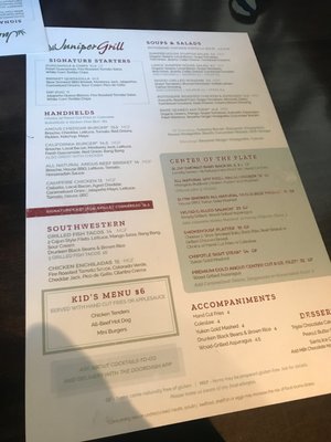 Menu photo 2 Juniper Grill - Peters Township Peters, PA