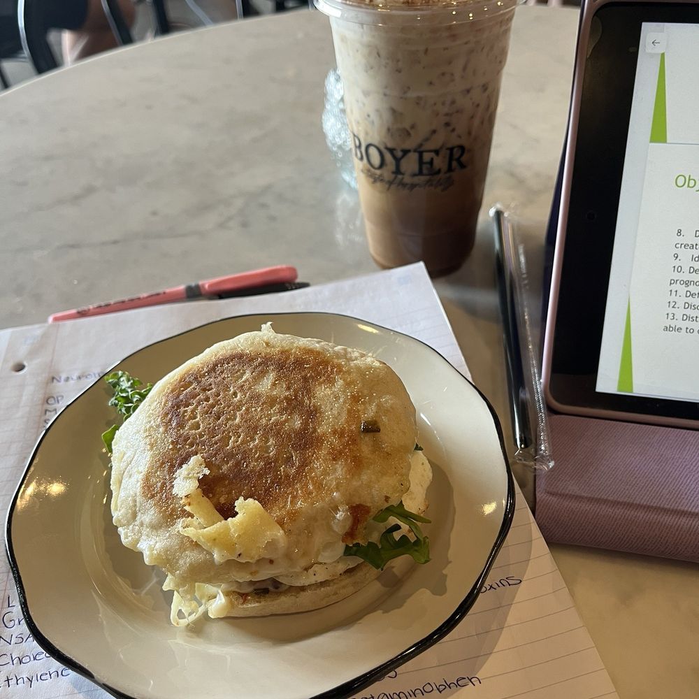 The Boyer Cafe - english muffin breakfast sandwich - Bakeries Near Me - Sun City, Arizona The Boyer Cafe - english muffin breakfast sandwich - Bakeries Near Me - Sun City, Arizona
