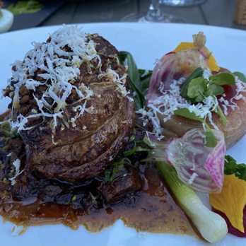 TORC - Schmit Ranch Beef Fillet with beets, green garlic, short rib-black garlic ragout - New American Near Me - Napa, California TORC - Schmit Ranch Beef Fillet with beets, green garlic, short rib-black garlic ragout - New American Near Me - Napa, California