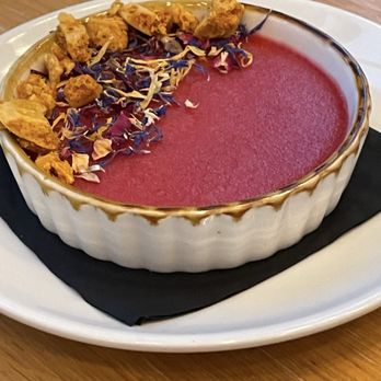Glasshouse Kitchen - Panna cotta. So good. Complex flavors that bloom in your mouth. - Pizza Near Me - Research Triangle, North Carolina Glasshouse Kitchen - Panna cotta. So good. Complex flavors that bloom in your mouth. - Pizza Near Me - Research Triangle, North Carolina