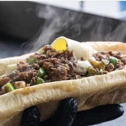 Demo's Grille - Philly cheese steak $6.99