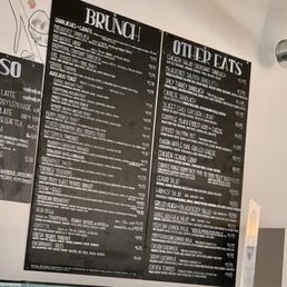 Menu board