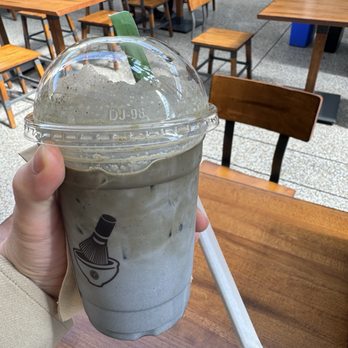 Maruwu Seicha - Black sesame hojicha latte - Coffee & Tea Near Me - San Francisco, California Maruwu Seicha - Black sesame hojicha latte - Coffee & Tea Near Me - San Francisco, California