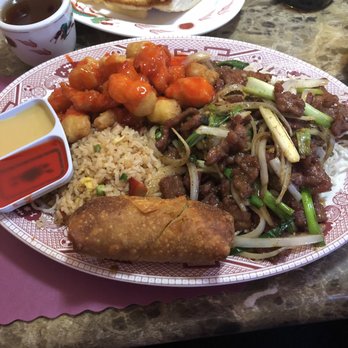 Rice Garden Anchorage - #3 dinner combo Mongolian Beef and sweet and sour chicken - Chinese Near Me - Anchorage, Alaska Rice Garden Anchorage - #3 dinner combo Mongolian Beef and sweet and sour chicken - Chinese Near Me - Anchorage, Alaska