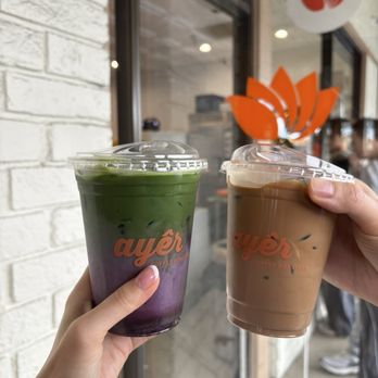 Ayer Coffee - blueberry matcha & vietnamese coffee - Coffee & Tea Near Me - Tustin, California