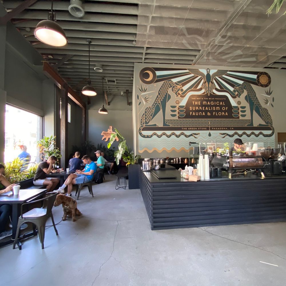 The Boy & The Bear - Inside the Shop // Mural - Coffee & Tea Near Me - Pasadena, California The Boy & The Bear - Inside the Shop // Mural - Coffee & Tea Near Me - Pasadena, California