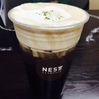 Nest Tea House - 'MILKSTACHE' sea salt black tea :] - Bubble Tea Near Me - Arcadia, California