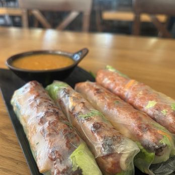 Brodard Restaurant - Grilled Pork Spring Rolls   Nem Nuong Cuon - 4 Rolls - Vietnamese Near Me - Fountain Valley, California