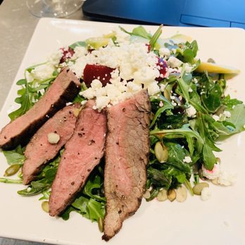 Vino Volo - Avocado and Beet Salad (with steak and goat cheese) - Wine Bars Near Me - Newark, New Jersey Vino Volo - Avocado and Beet Salad (with steak and goat cheese) - Wine Bars Near Me - Newark, New Jersey