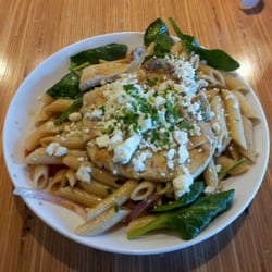 Noodles and Company - Pasta fresca with feta cheese and grilled chicken
