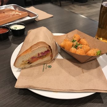 Heirloom Craft Kitchen - Vegan PO-boy & Tatter tots - New American Near Me - Indio, California