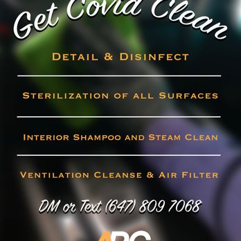 Auto Recon & Consult - Get Covid Clean - Automotive Detailing Disinfectant Package - Auto Loan Providers Near Me - Toronto, Ontario Auto Recon & Consult - Get Covid Clean - Automotive Detailing Disinfectant Package - Auto Loan Providers Near Me - Toronto, Ontario