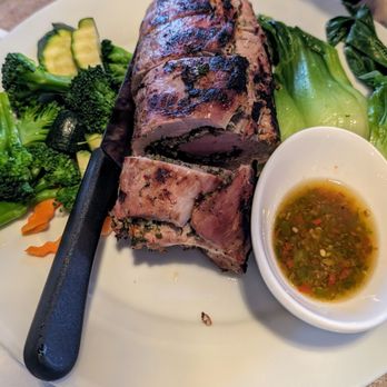 Lao Laan-Xang - stuffed pork tenderloin - Thai Near Me - Madison, Wisconsin