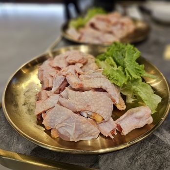 The Big Casserole - a plate of meat and lettuce - Chinese Near Me - Richmond Hill, Ontario