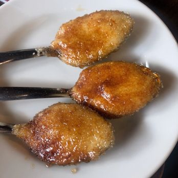 Old Saigon Cafe - Creme Brulee - on the house - Vietnamese Near Me - Houston, Texas