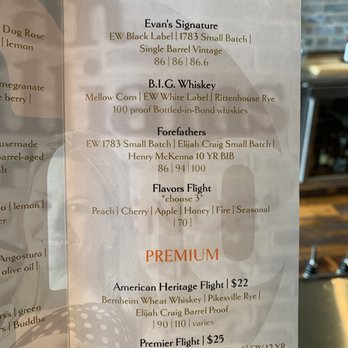 Evan Williams Bourbon Experience - Menu - Tours Near Me - Louisville, Kentucky Evan Williams Bourbon Experience - Menu - Tours Near Me - Louisville, Kentucky